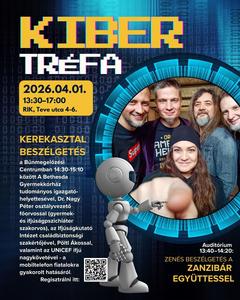 Kiber Tréfa - 1. plakát